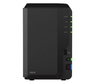Synology DS218 front panel